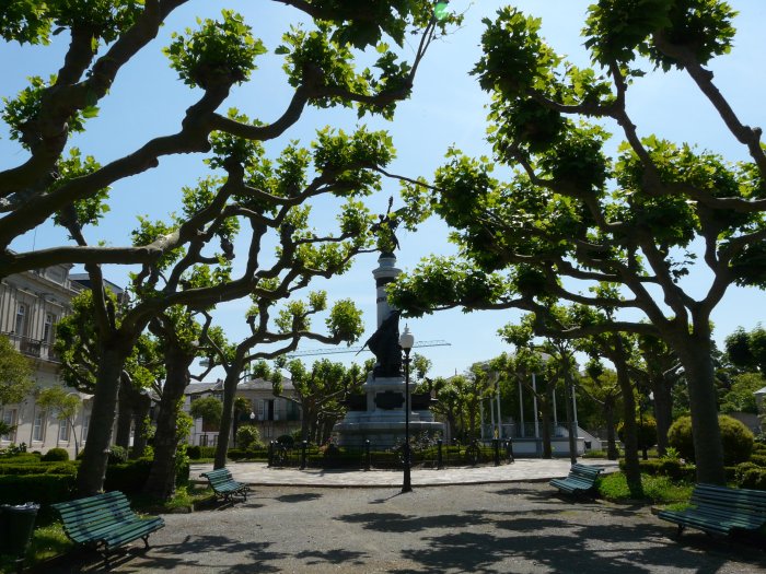 Fotografía del Parque Vicente Loriente de Castropol